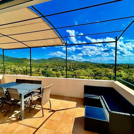 Les Restanques Vue Mer Pressoir 3131 Grimaud Esterno foto