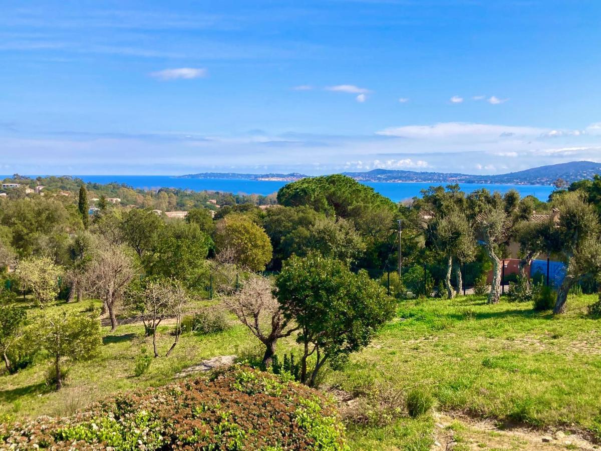 Les Restanques Vue Mer Pressoir 3131 Grimaud Esterno foto